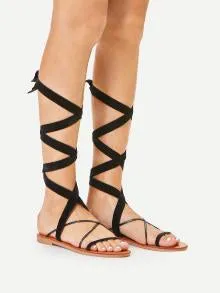 Lace Up Gladiator Sandals