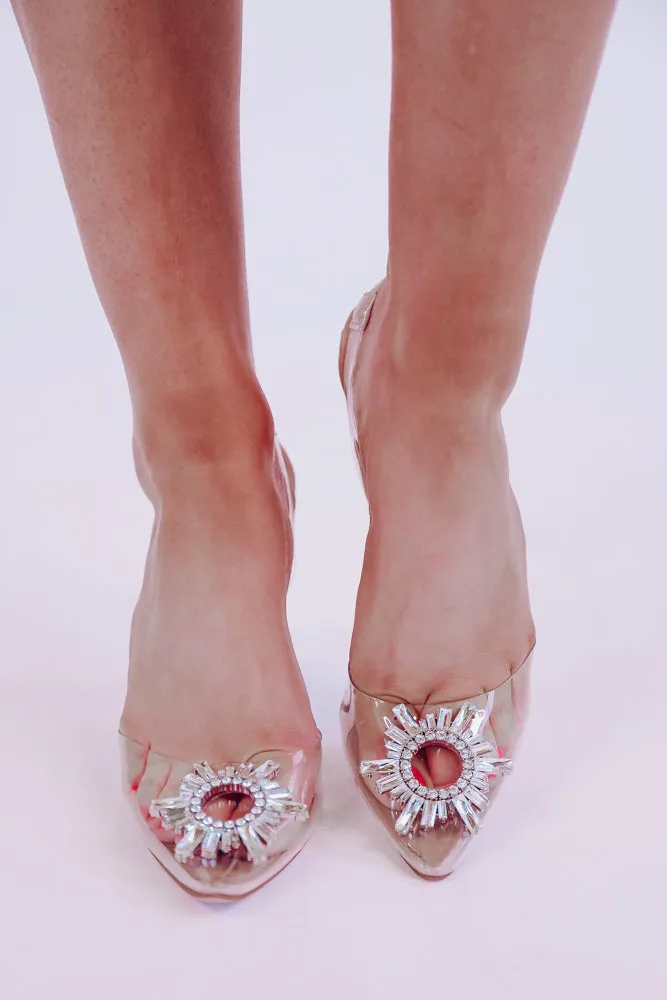 Lottie Starburst Nude Heels by Billinii