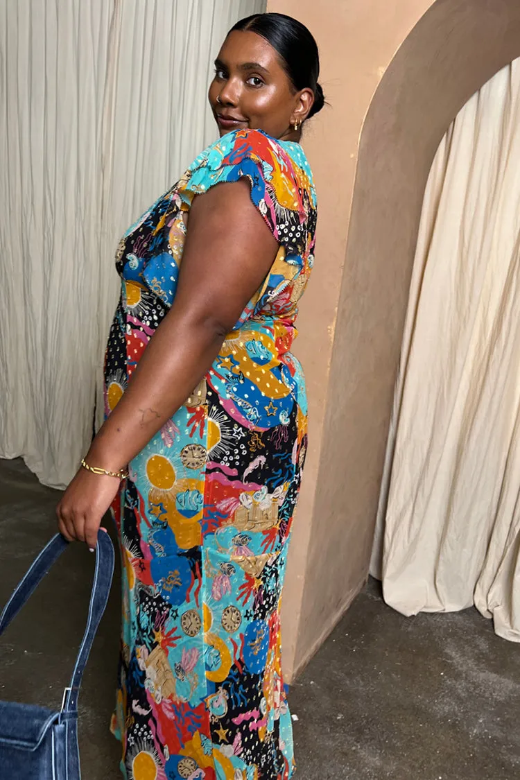 Lunar Treasure Maxi Dress