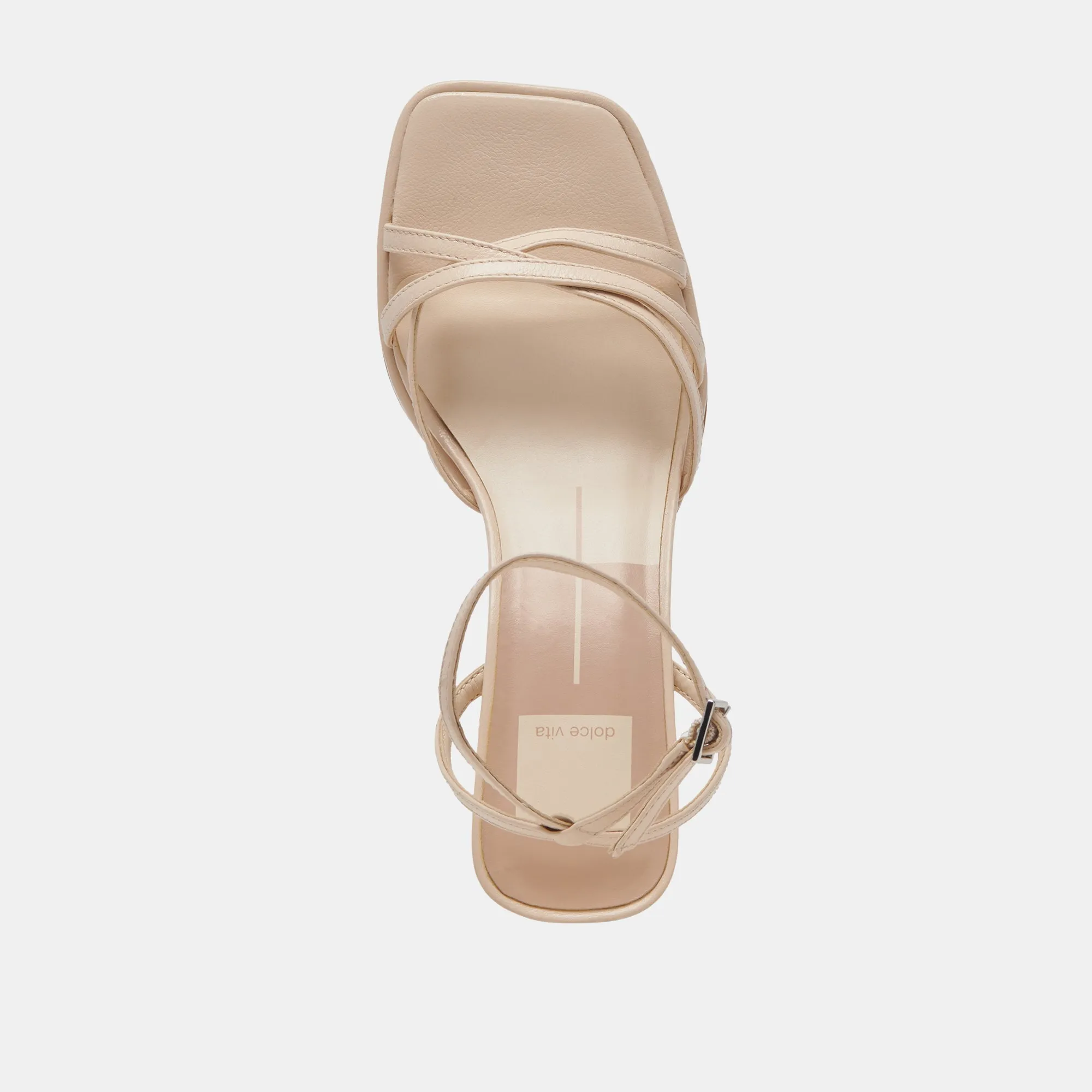 MANJI HEELS BONE PATENT LEATHER - re:vita