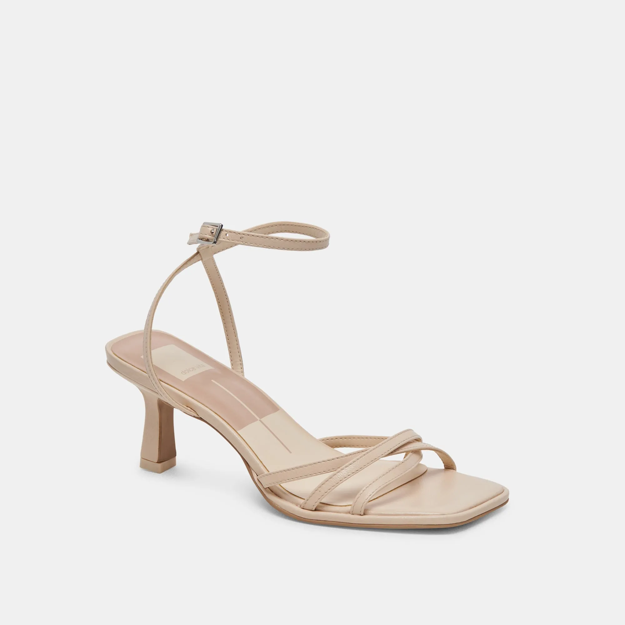 MANJI HEELS BONE PATENT LEATHER - re:vita