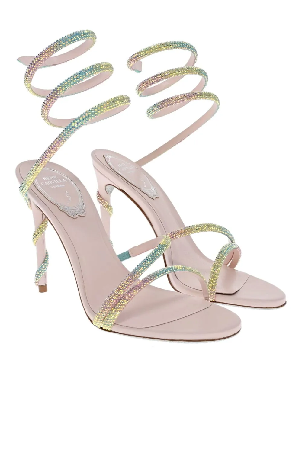 Margot Burano Rainbow Crystal Sandals