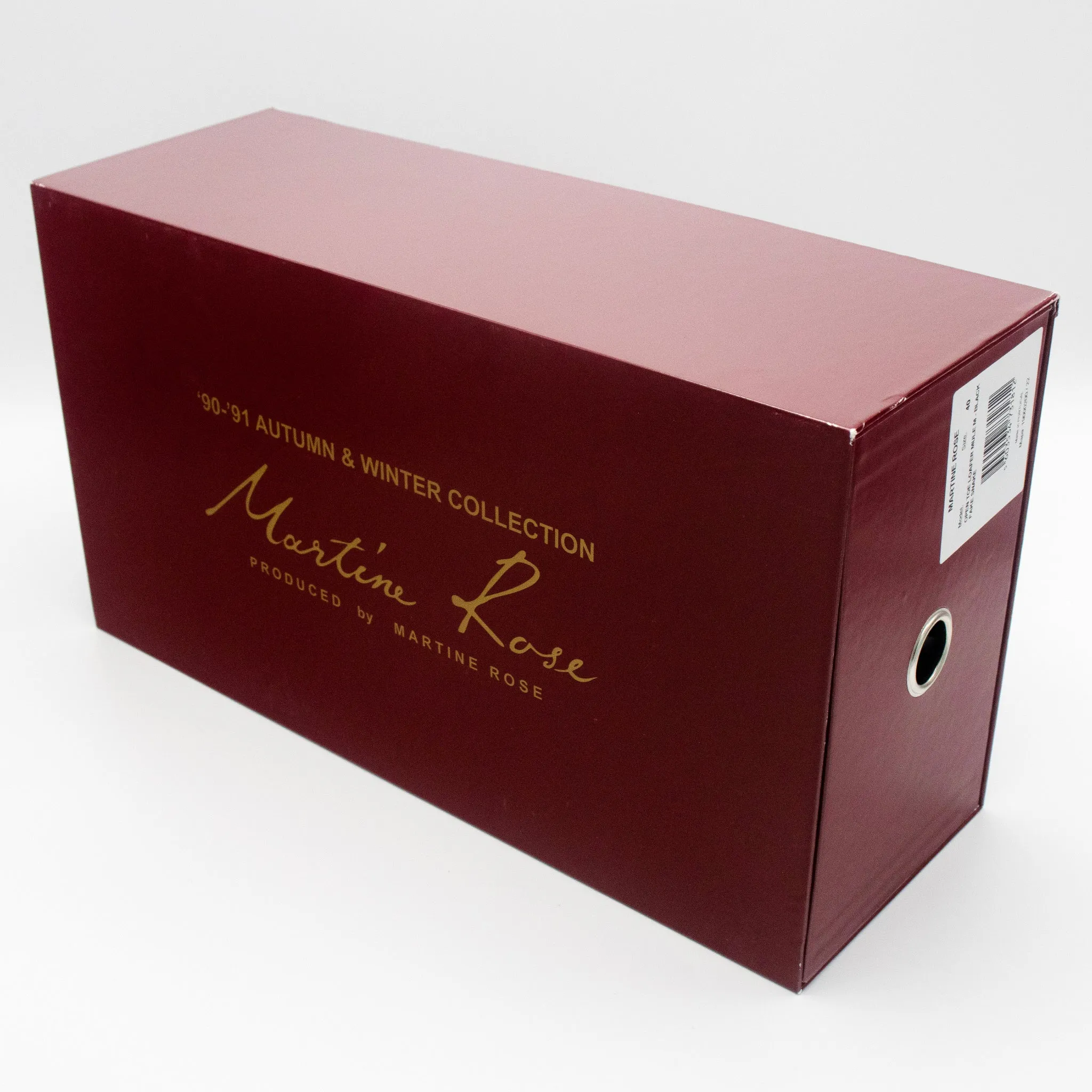 Martine Rose Square Toe Loafers