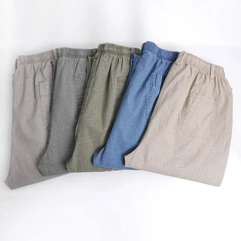 Men's High-Waisted Linen Pants: Lightweight and Stylish Summer Trousers