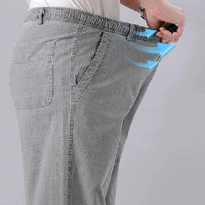 Men's High-Waisted Linen Pants: Lightweight and Stylish Summer Trousers