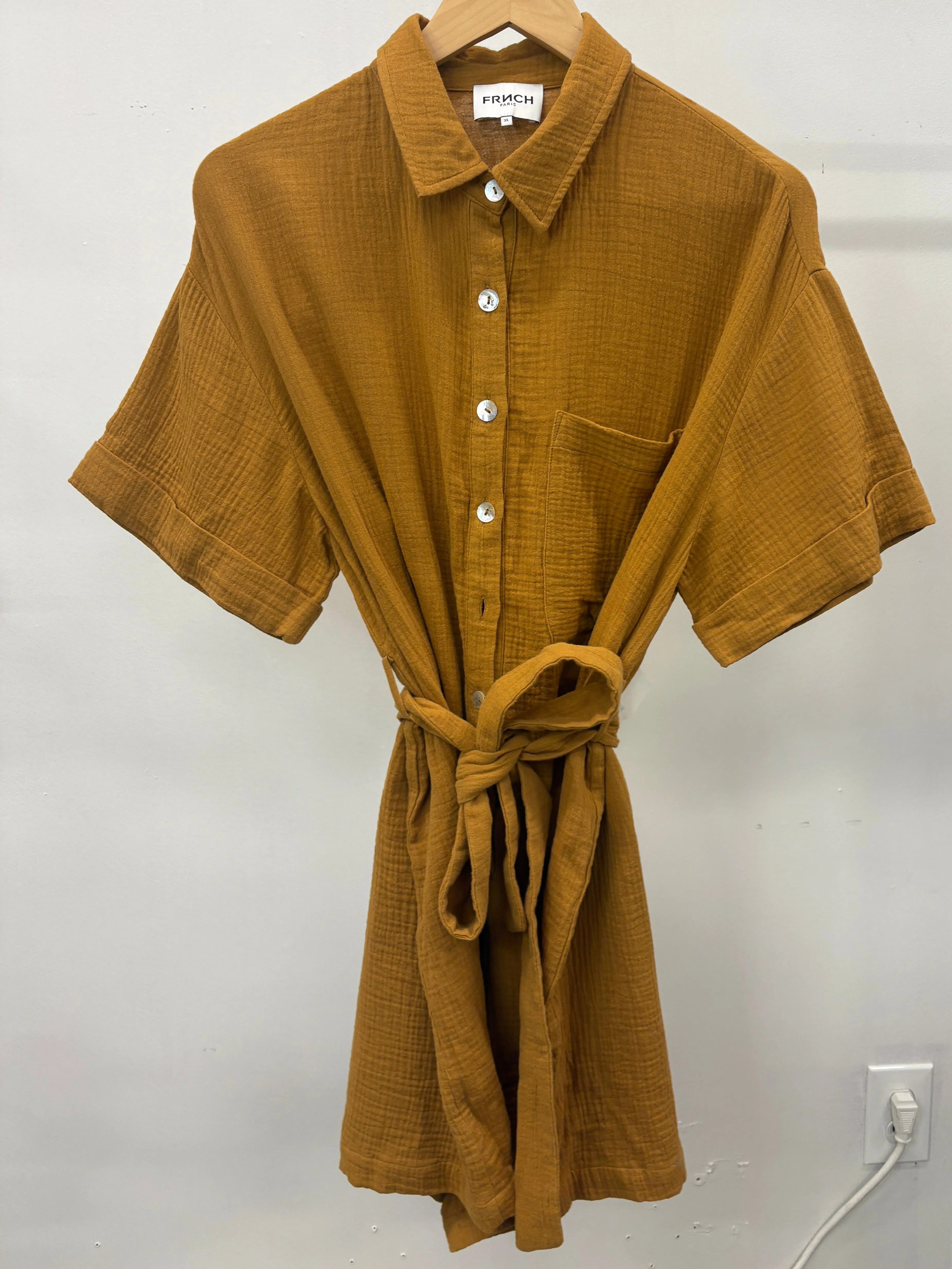 MISFIT ITEM - The Leoline Romper by FRNCH - Ochre // Sizes M   XL