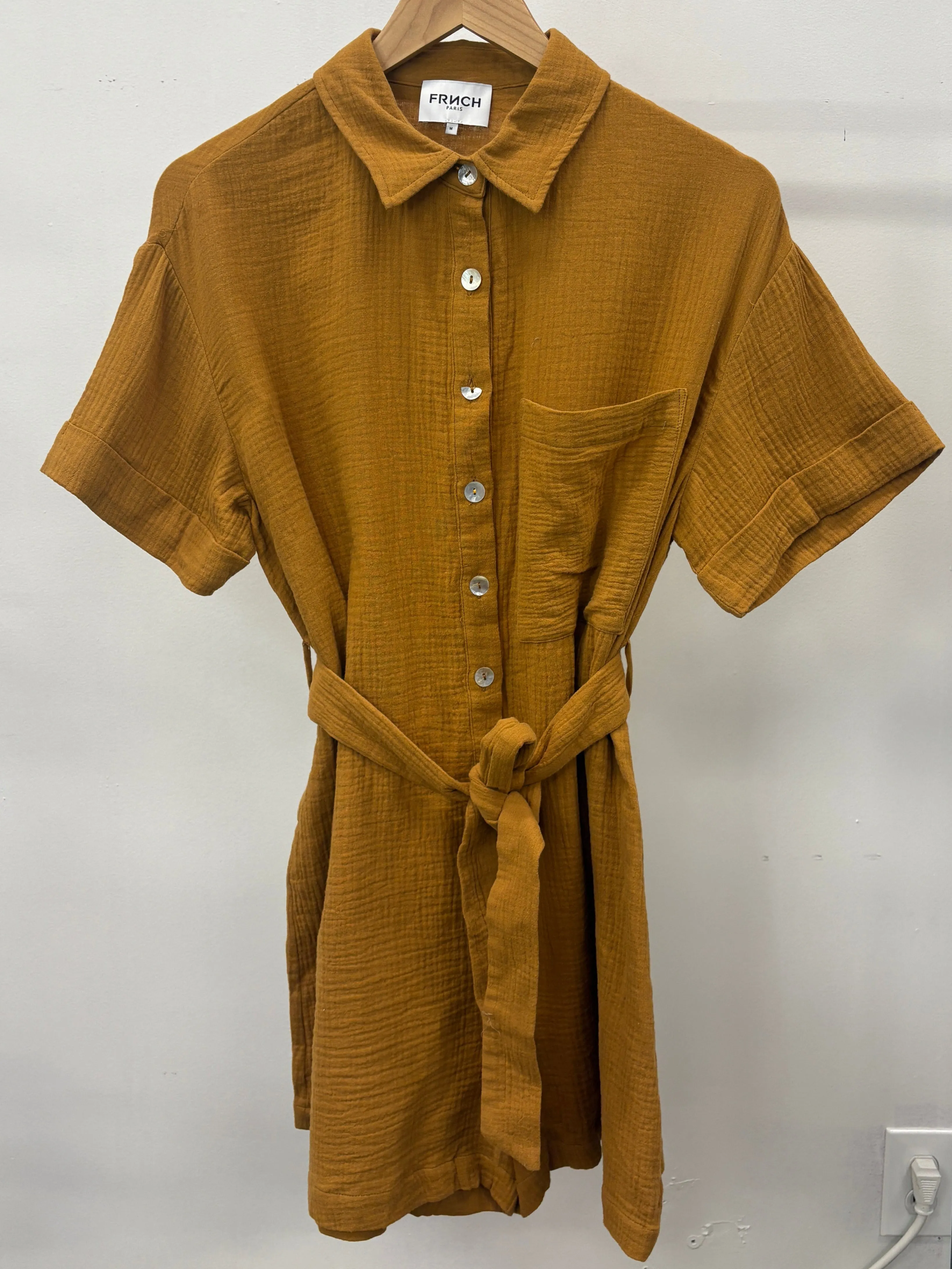 MISFIT ITEM - The Leoline Romper by FRNCH - Ochre // Sizes M   XL