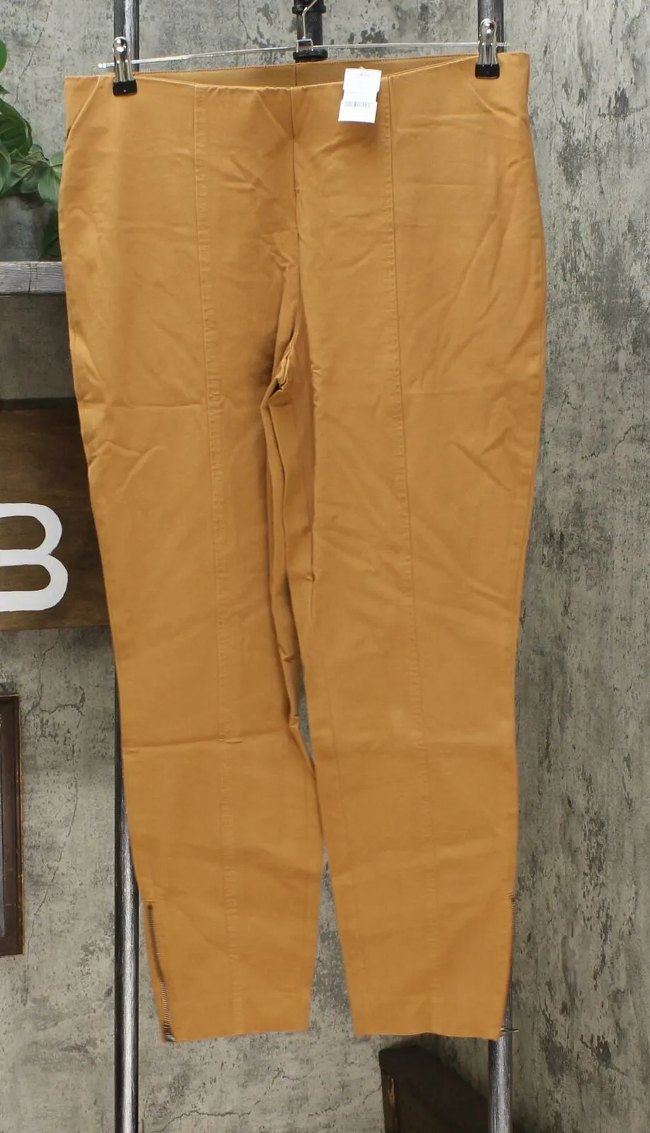 MOTTO Women's Timeless Twill Pull On Ankle Pants