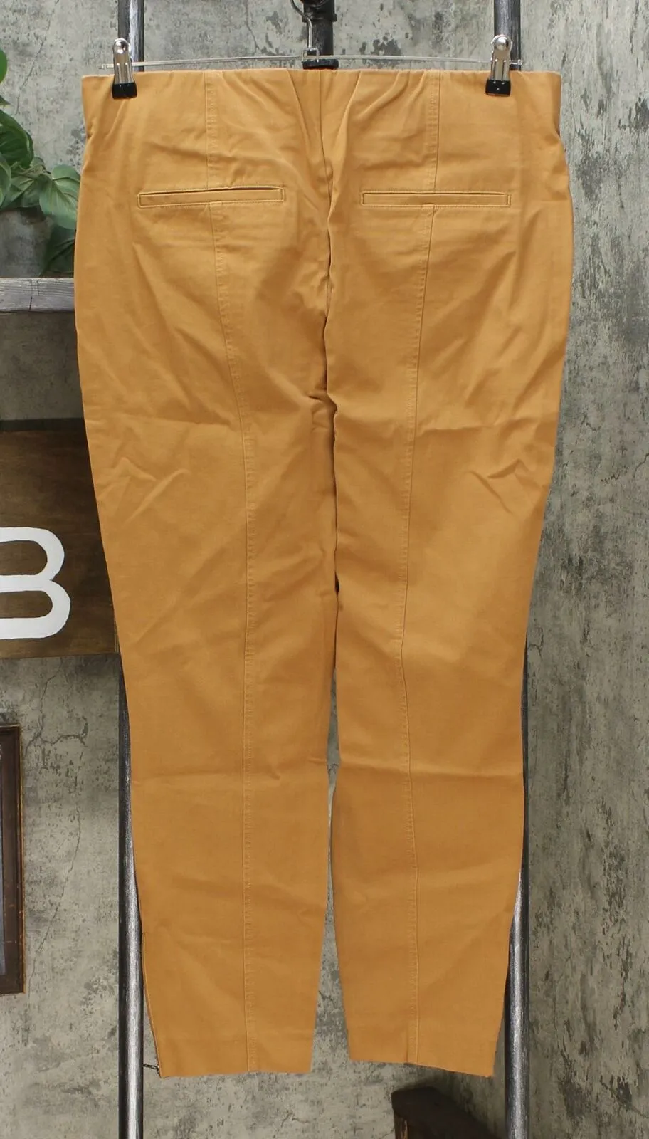 MOTTO Women's Timeless Twill Pull On Ankle Pants