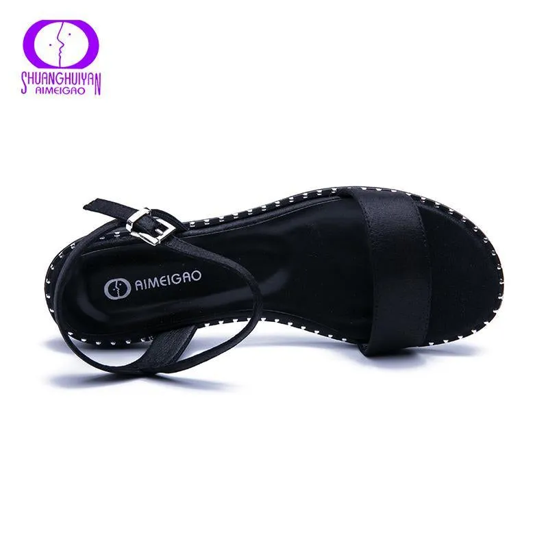 New Summer Sandals Women Casual Flat Sandals Comfortable Sandals For Women
