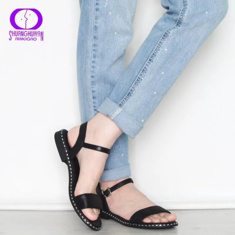 New Summer Sandals Women Casual Flat Sandals Comfortable Sandals For Women