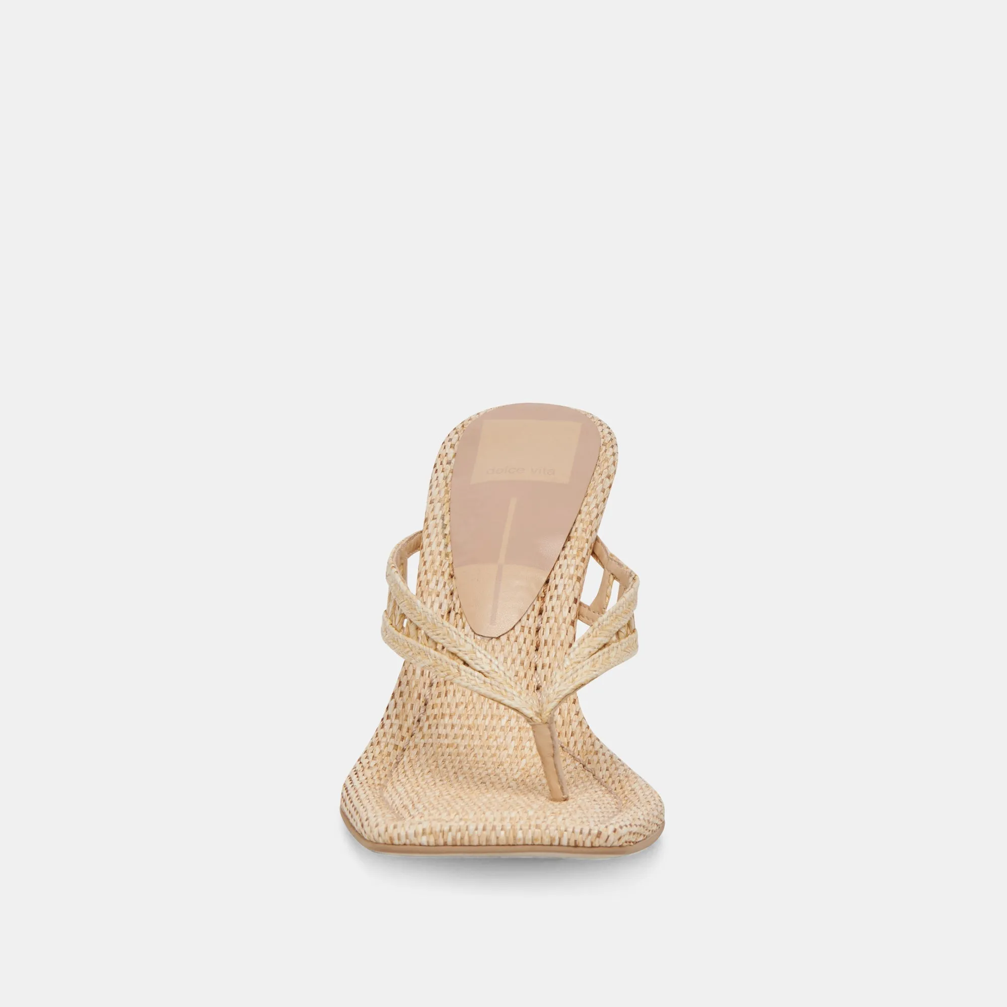 NULLAH WEDGES LT NATURAL RAFFIA - re:vita
