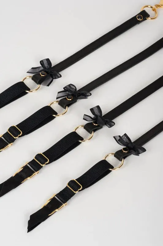 Onyx Garter Belt