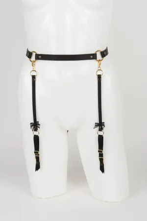 Onyx Garter Belt