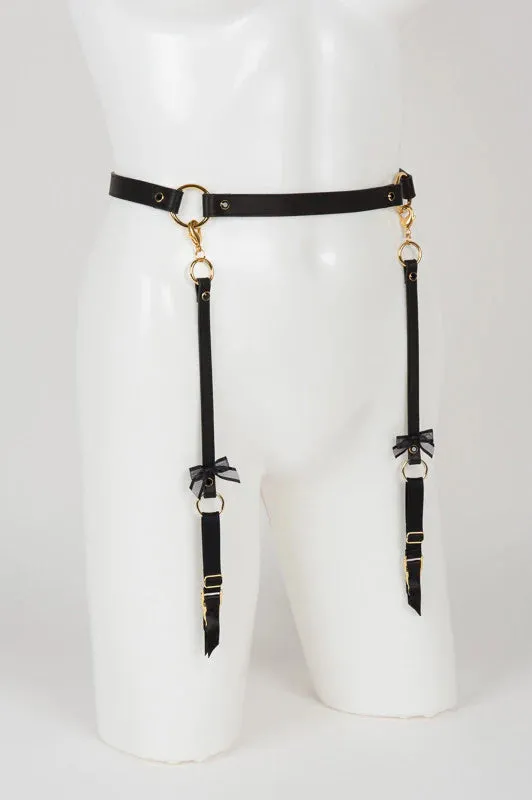 Onyx Garter Belt