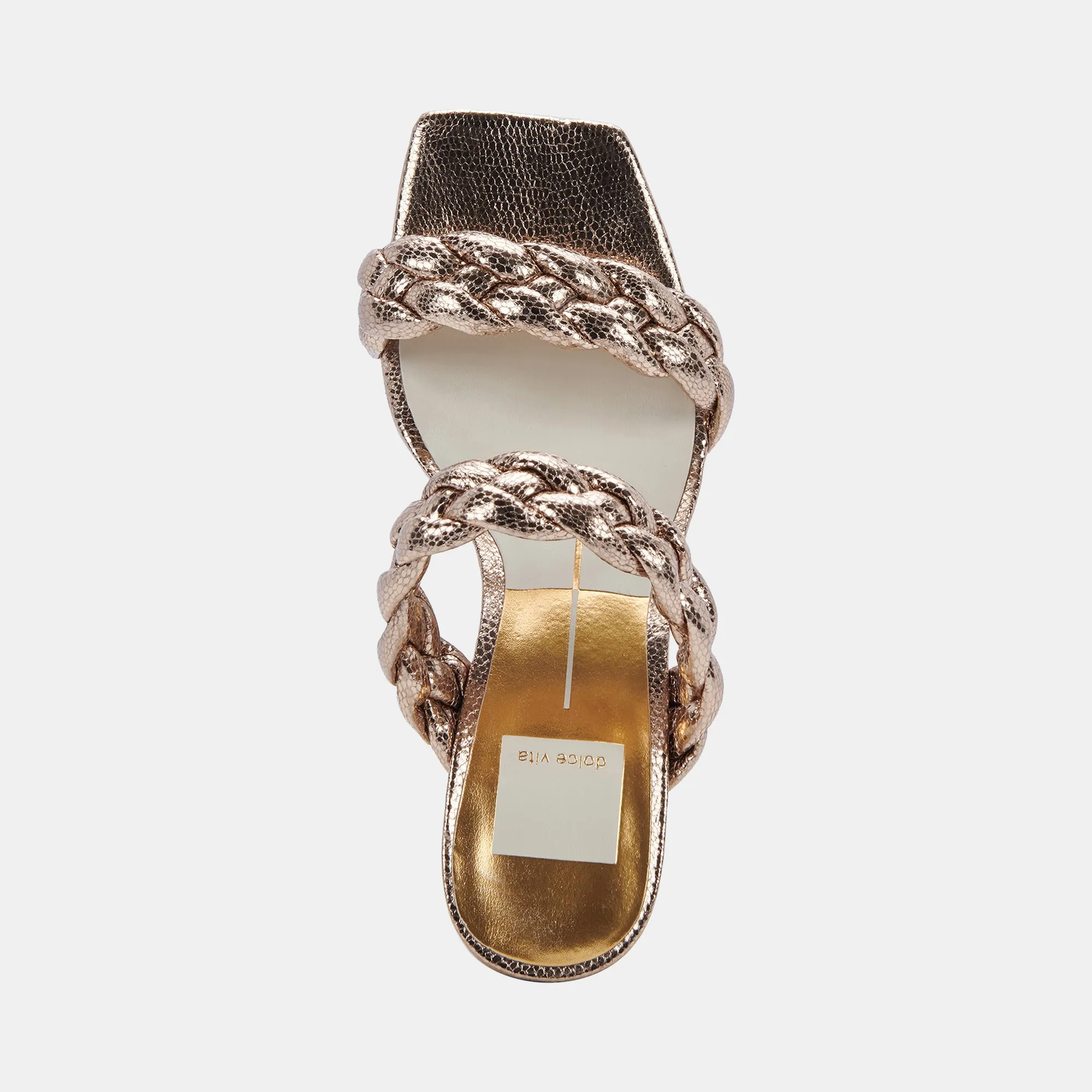 PAILY HEELS DARK GOLD CRACKLED STELLA