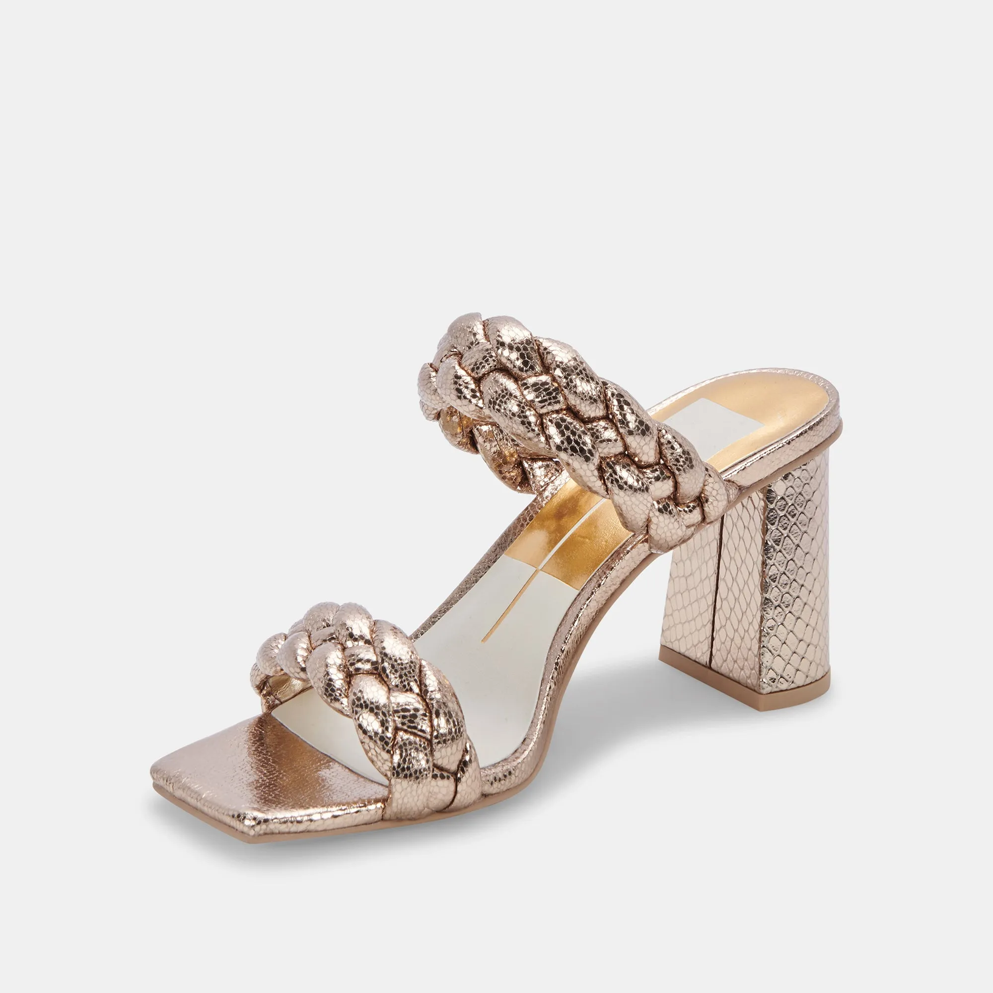 PAILY HEELS DARK GOLD CRACKLED STELLA
