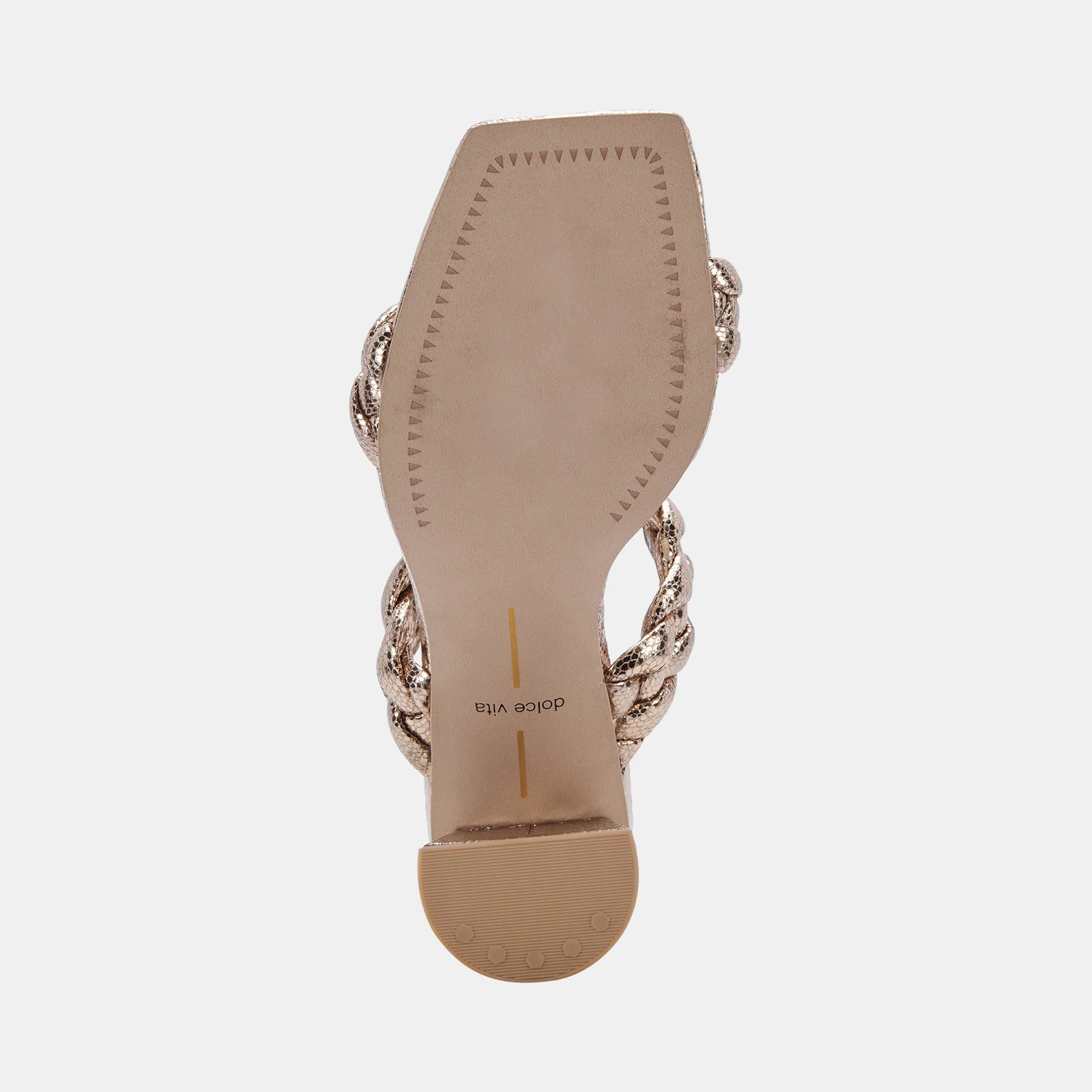 PAILY HEELS DARK GOLD CRACKLED STELLA