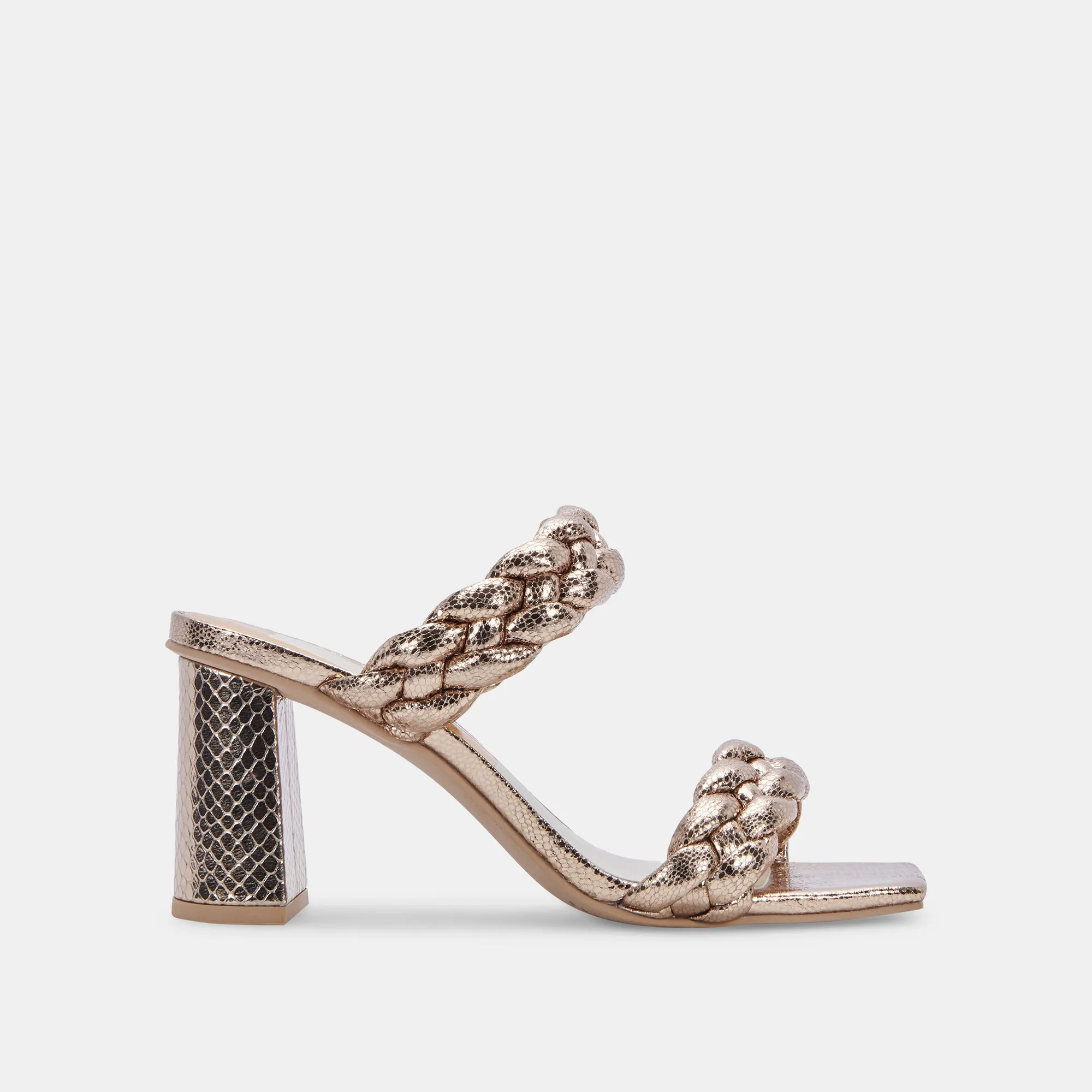 PAILY HEELS DARK GOLD CRACKLED STELLA
