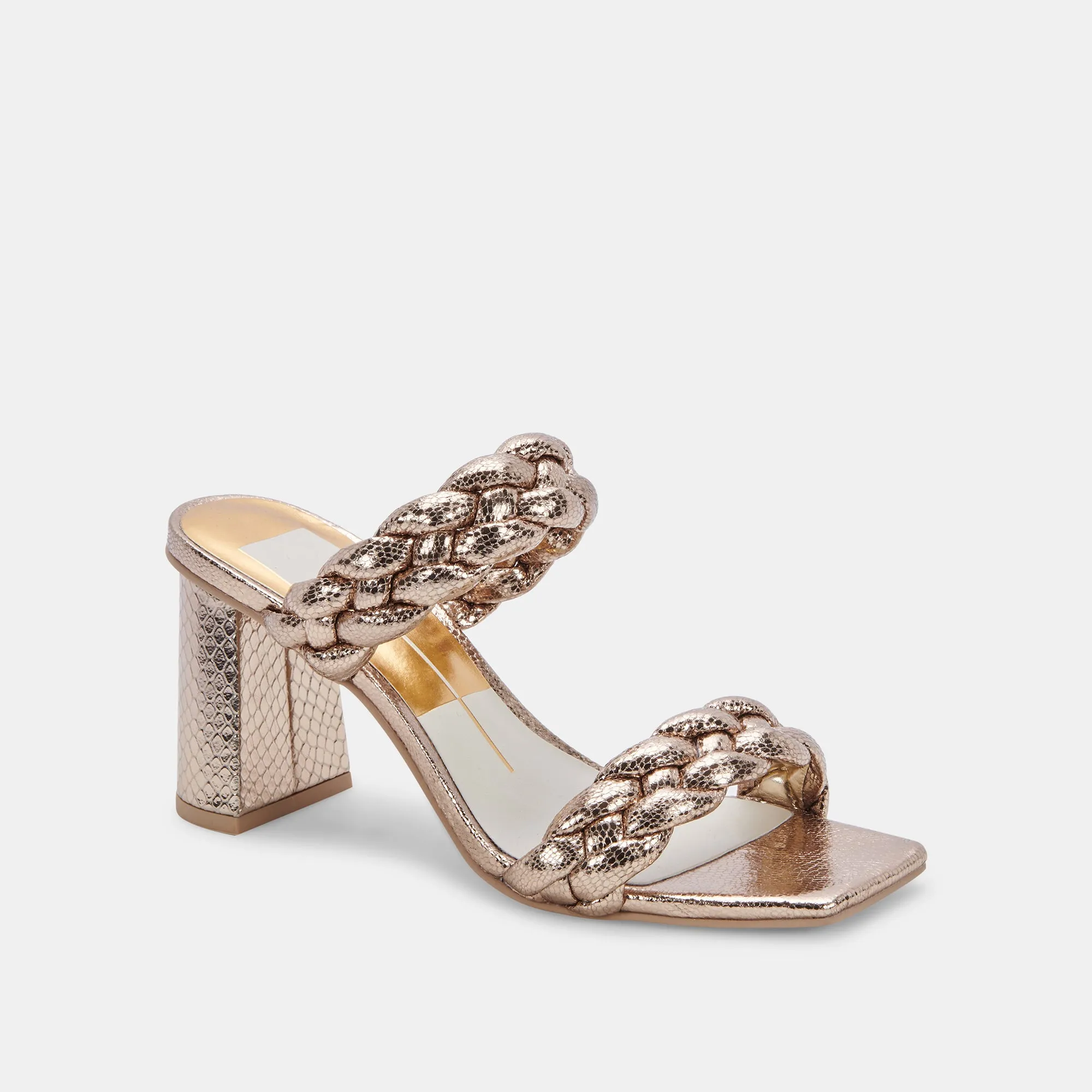 PAILY HEELS DARK GOLD CRACKLED STELLA