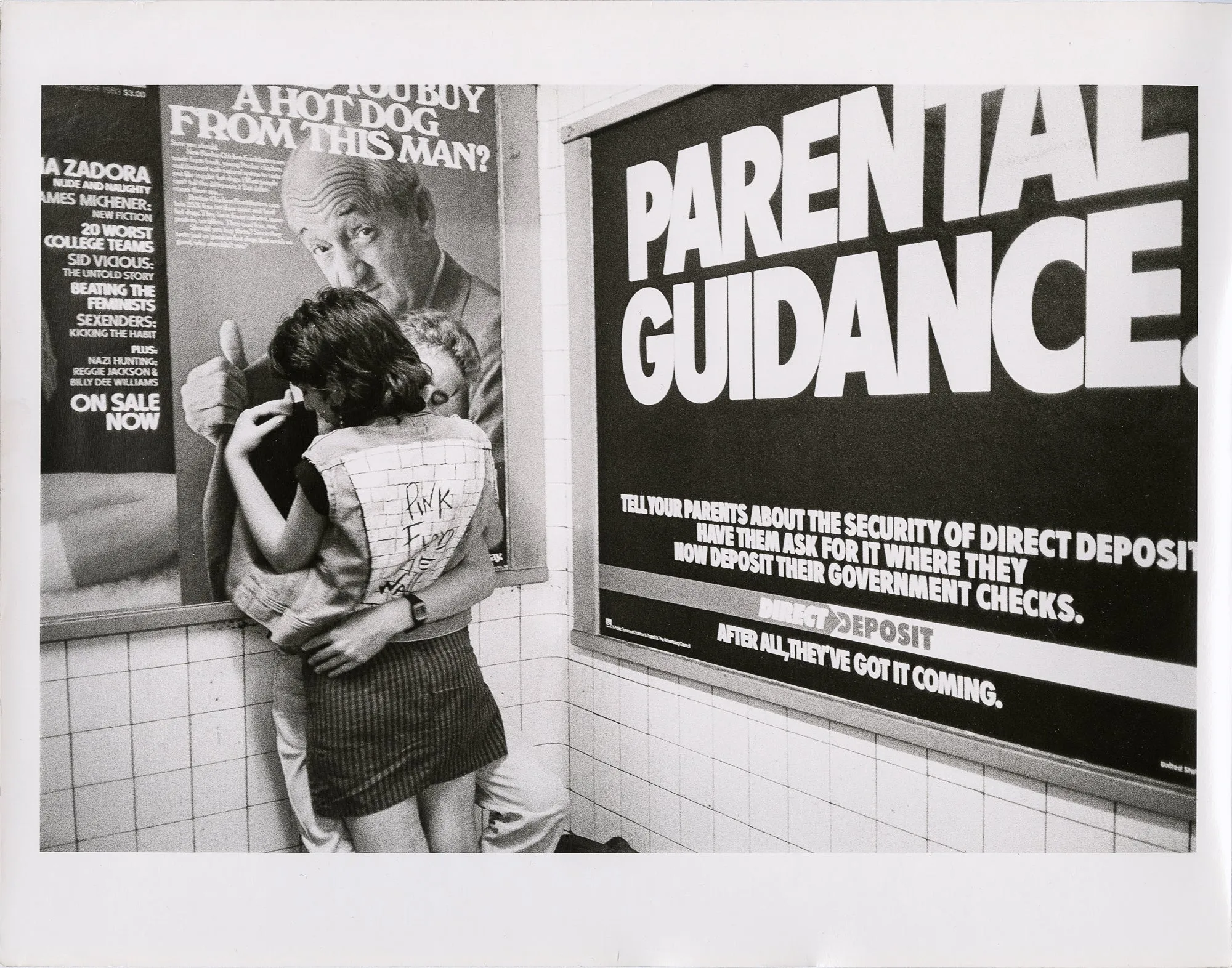 Parental Guidance "Teens In The Subway" (vintage print)