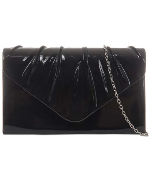 Patent Envelope Clutch - Deena