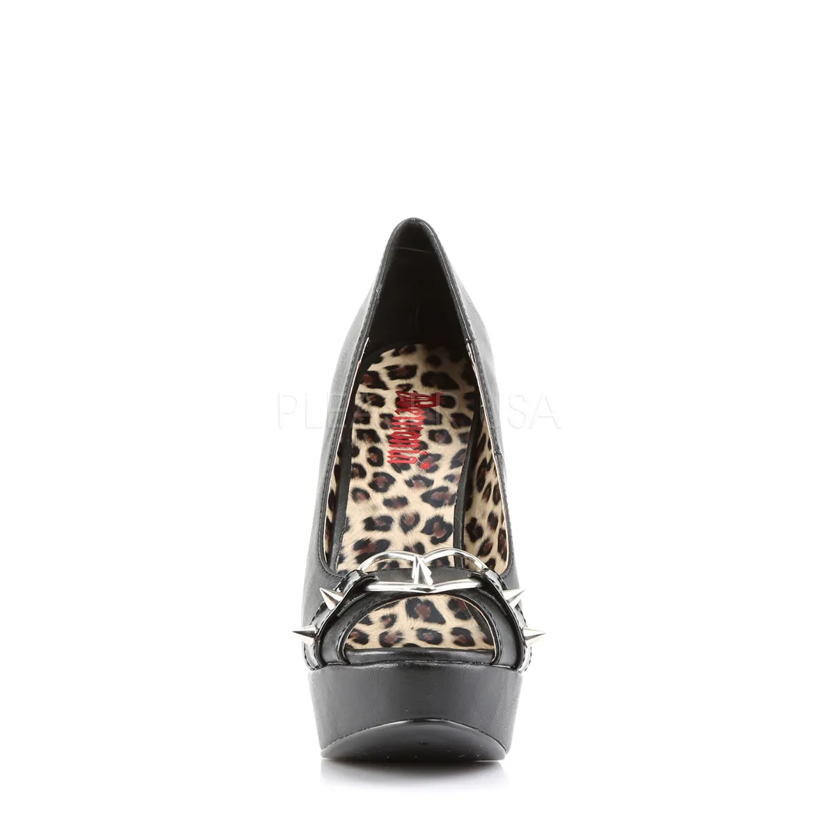 PIXIE-15  Black Vegan Leather-Patent
