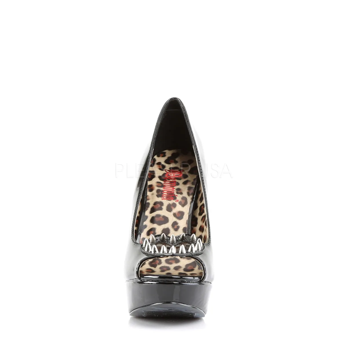 PIXIE-17  Black Patent-Pvc