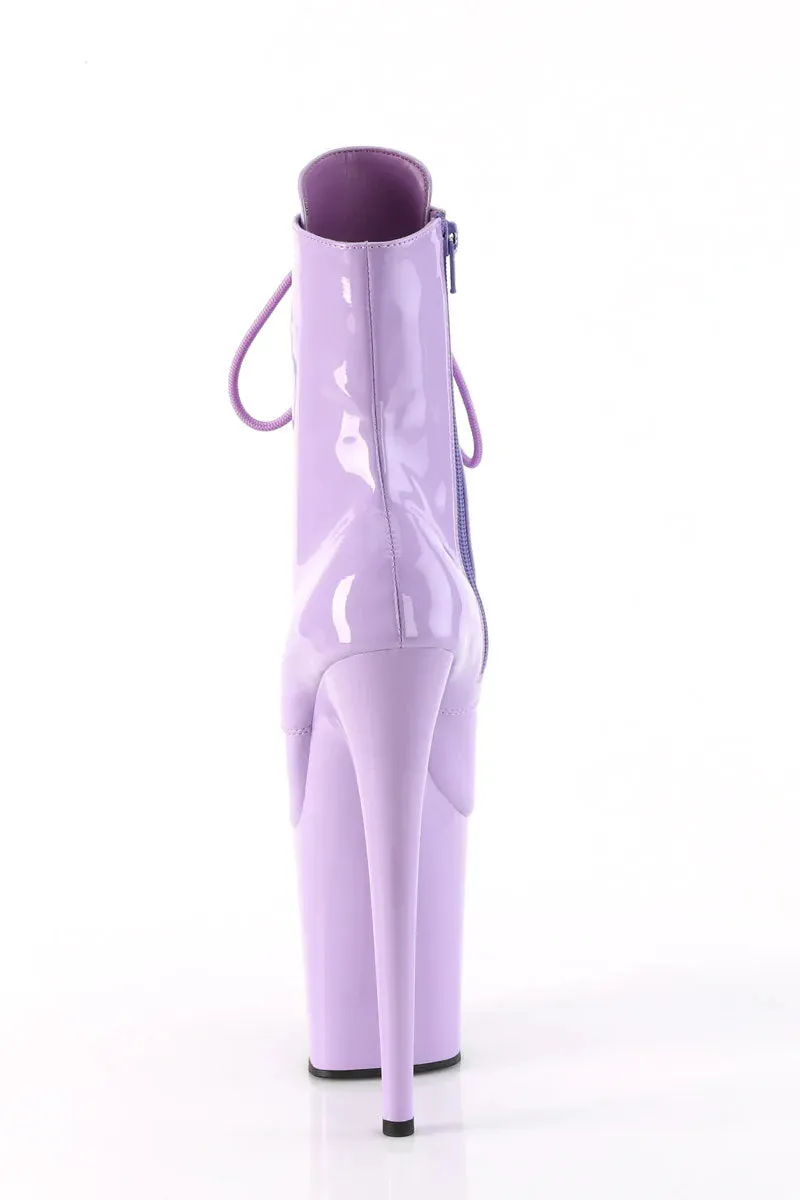 Pleaser USA Flamingo-1020 8inch Pleaser Boots - Patent Lavender