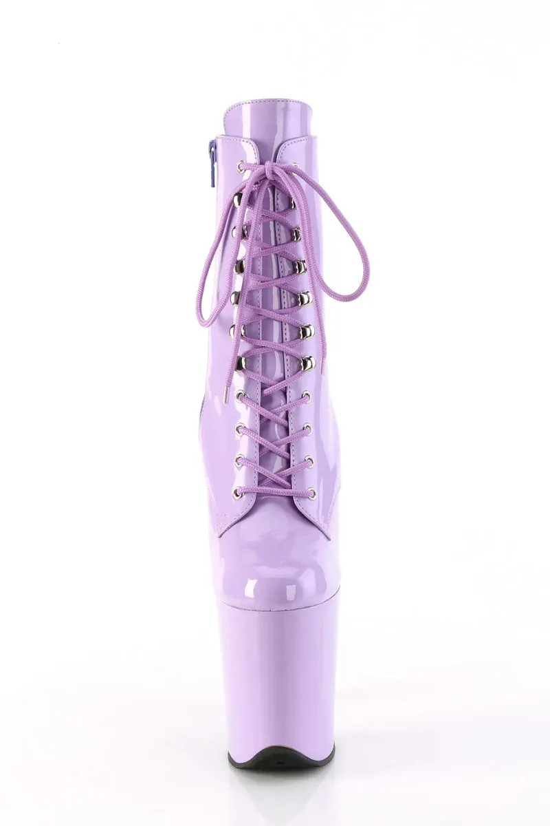 Pleaser USA Flamingo-1020 8inch Pleaser Boots - Patent Lavender