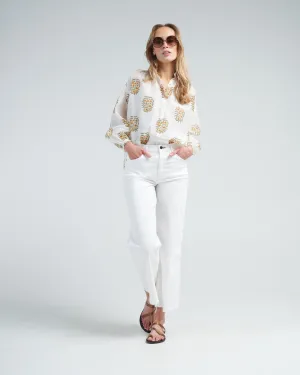 poet buttercup blouse - white buttercup