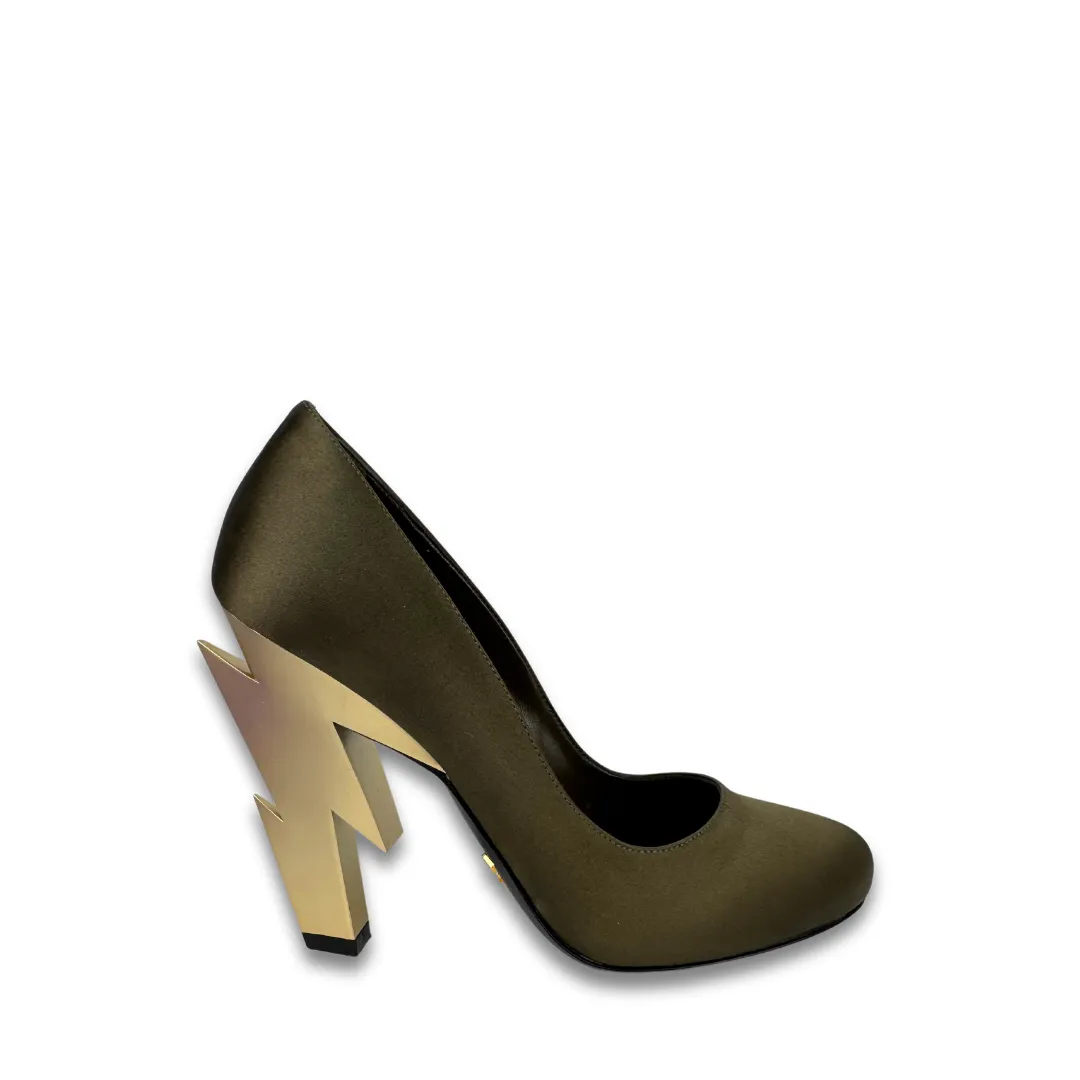 Prada Lightning Bolt Pumps - Size 37.5