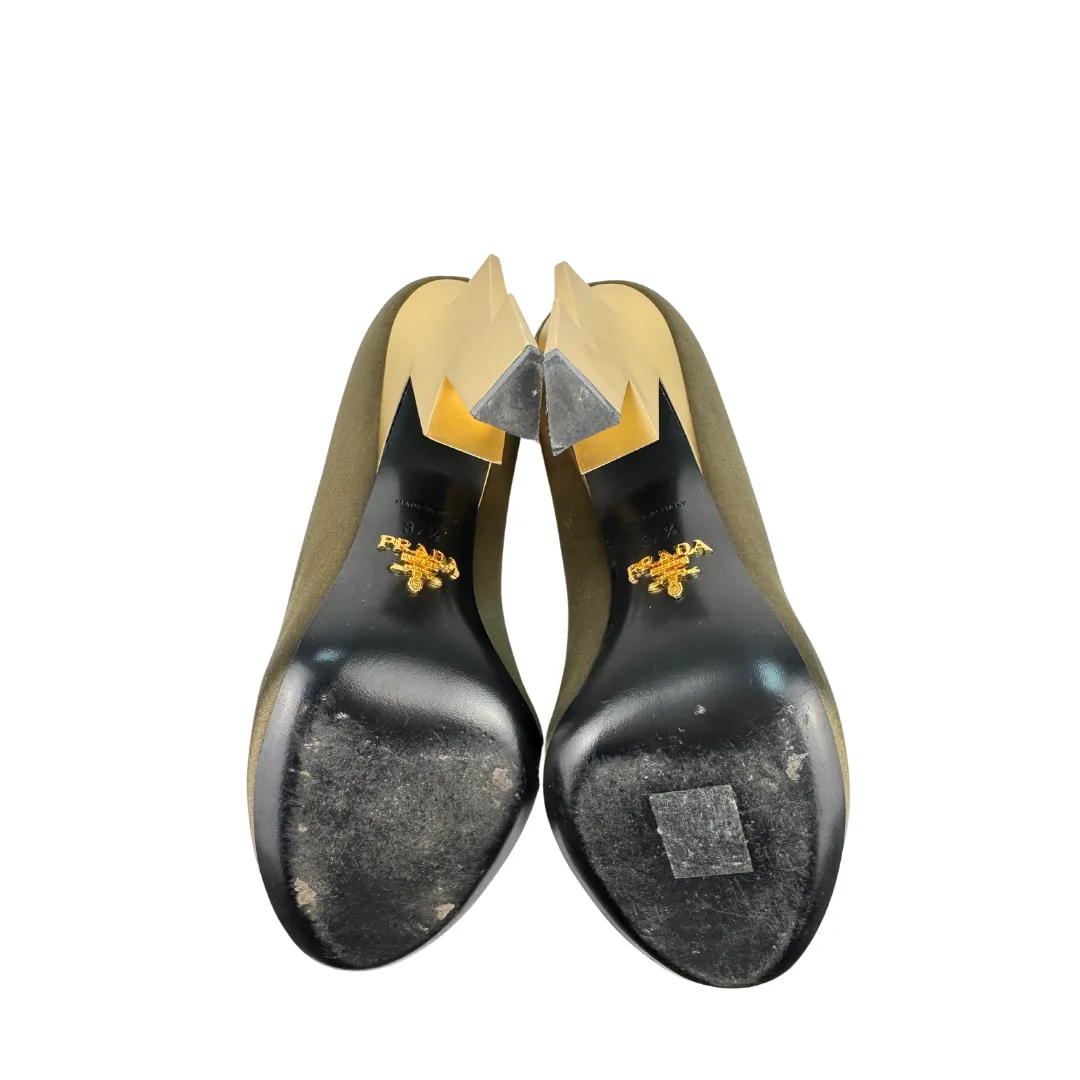 Prada Lightning Bolt Pumps - Size 37.5