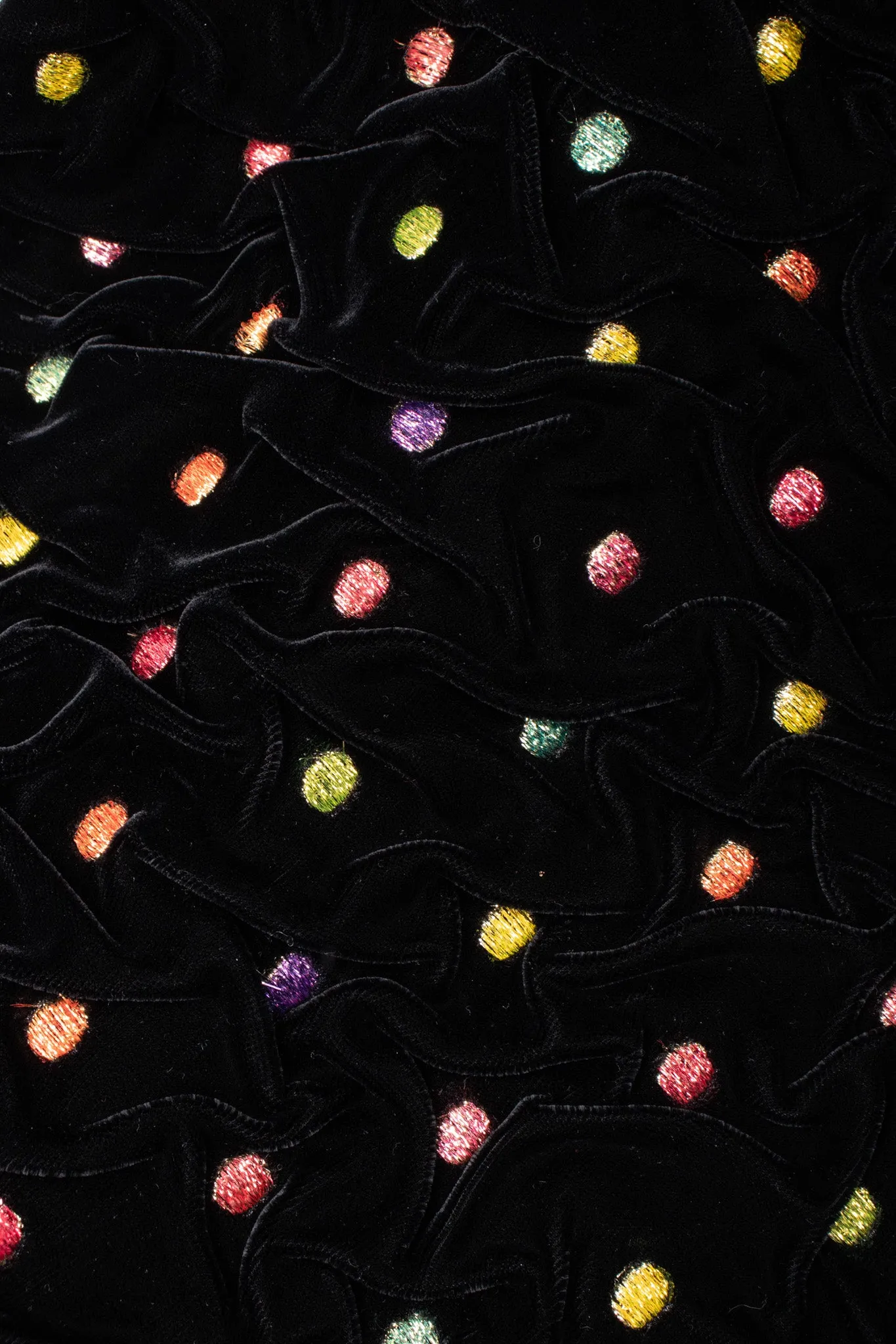 Rainbow Dot Bubble Dress & Jacket Set