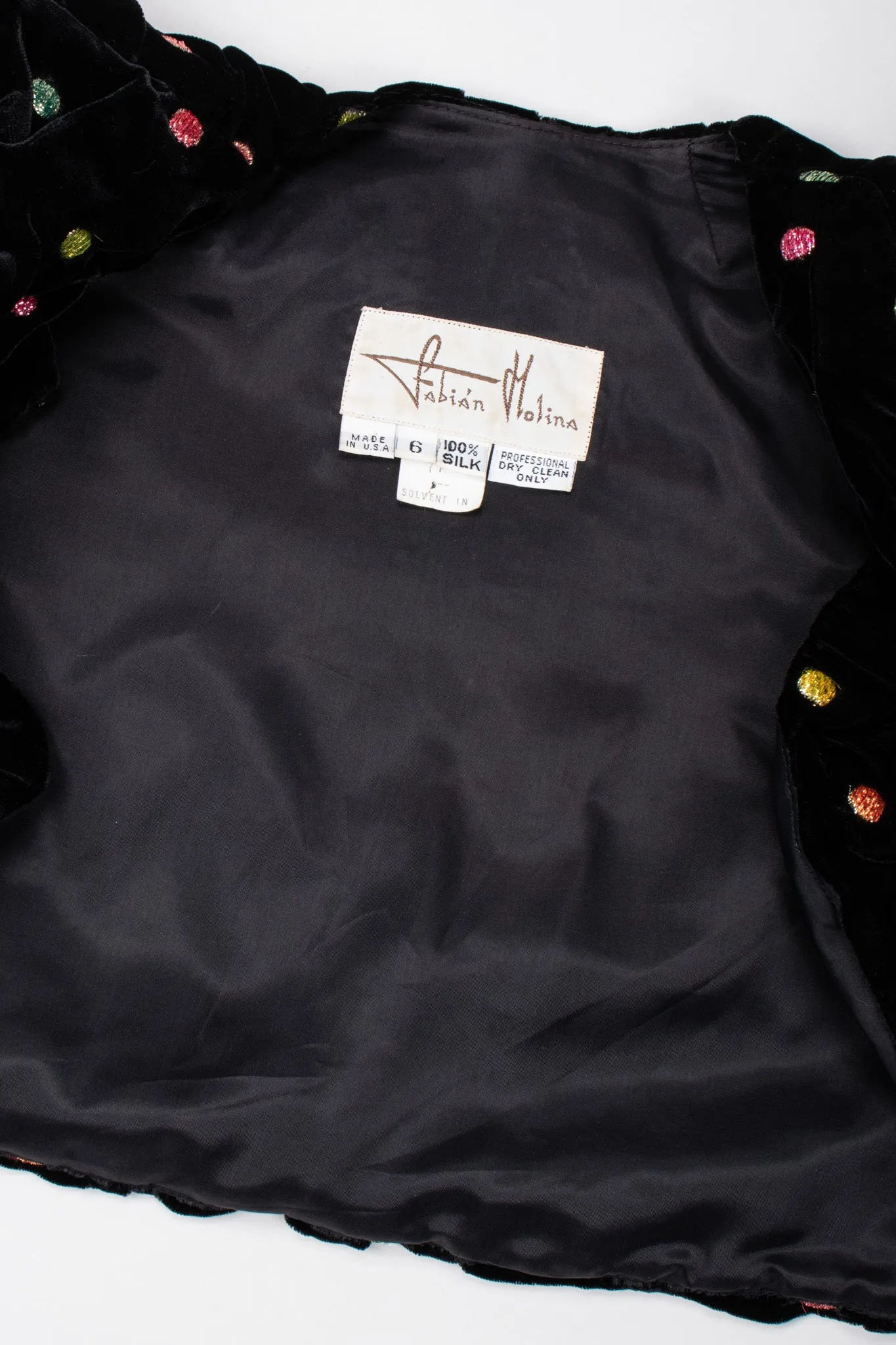Rainbow Dot Bubble Dress & Jacket Set