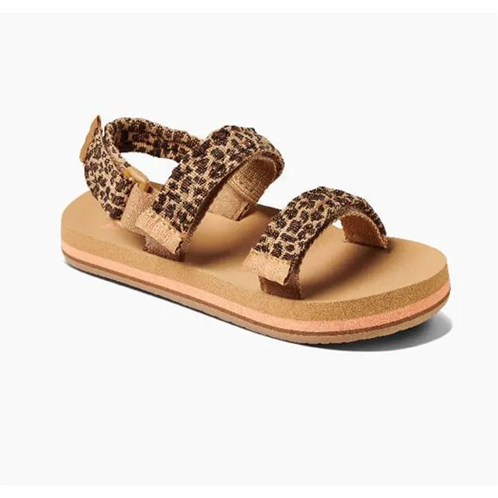 Reef Girls Little Ahi Convertible Sandals  - Leopard