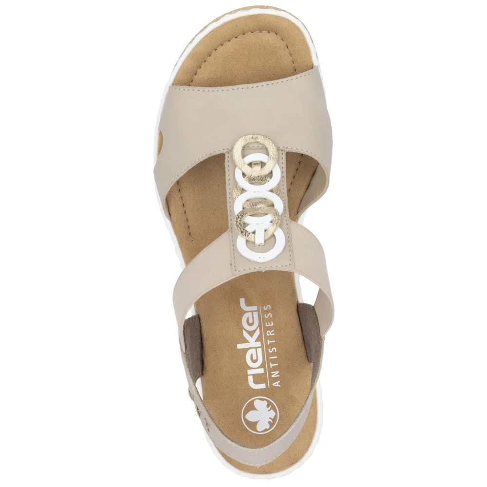 Rieker 67498-62 (Durham)  Lehm Sandals