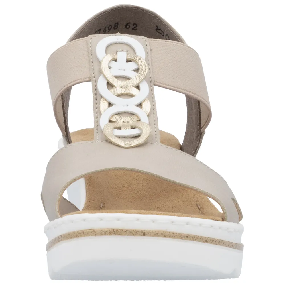 Rieker 67498-62 (Durham)  Lehm Sandals