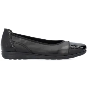 Rieker L9351-00 (Toecap) Black Shoes