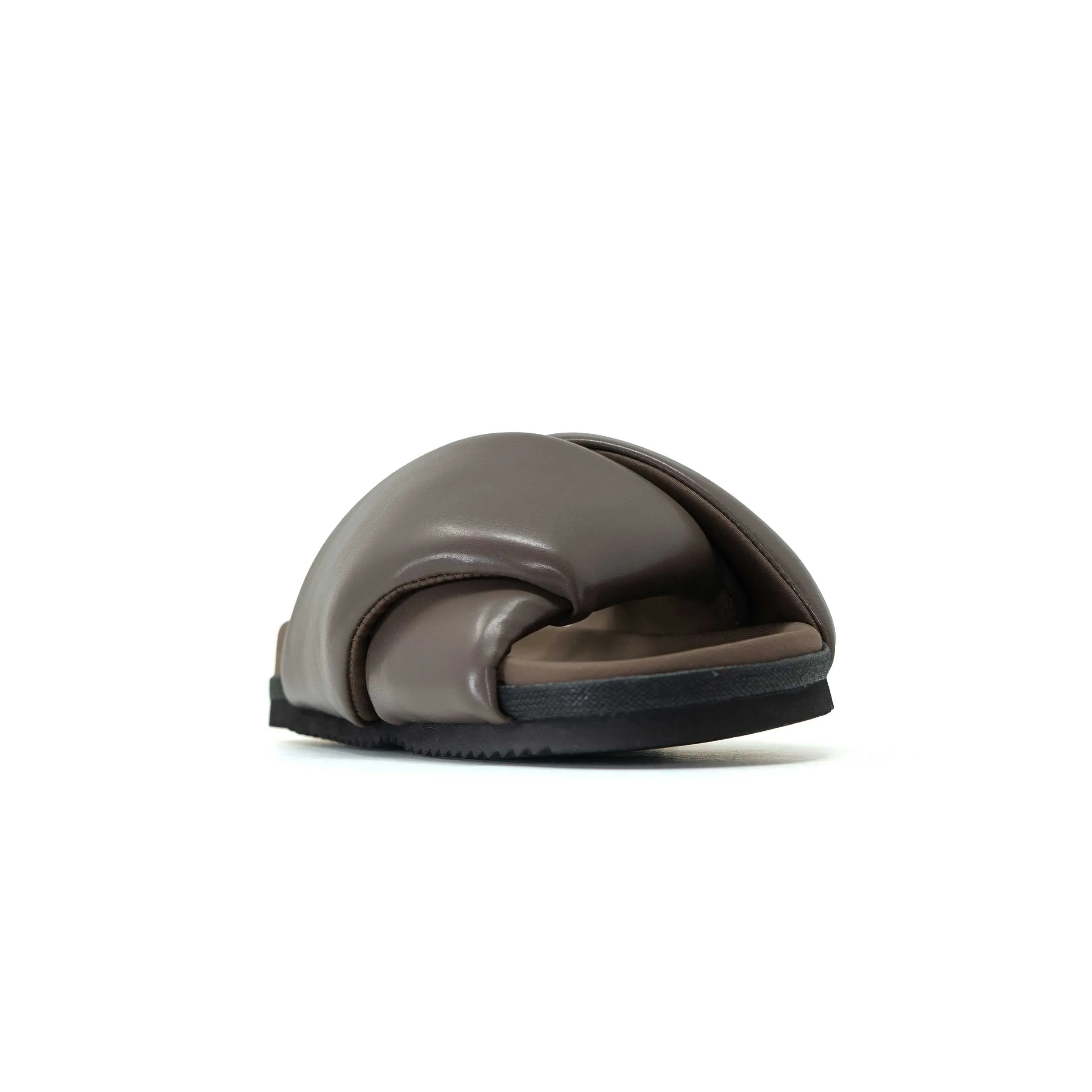 ROAM FOLDY PUFFY TAUPE VEGAN LEATHER