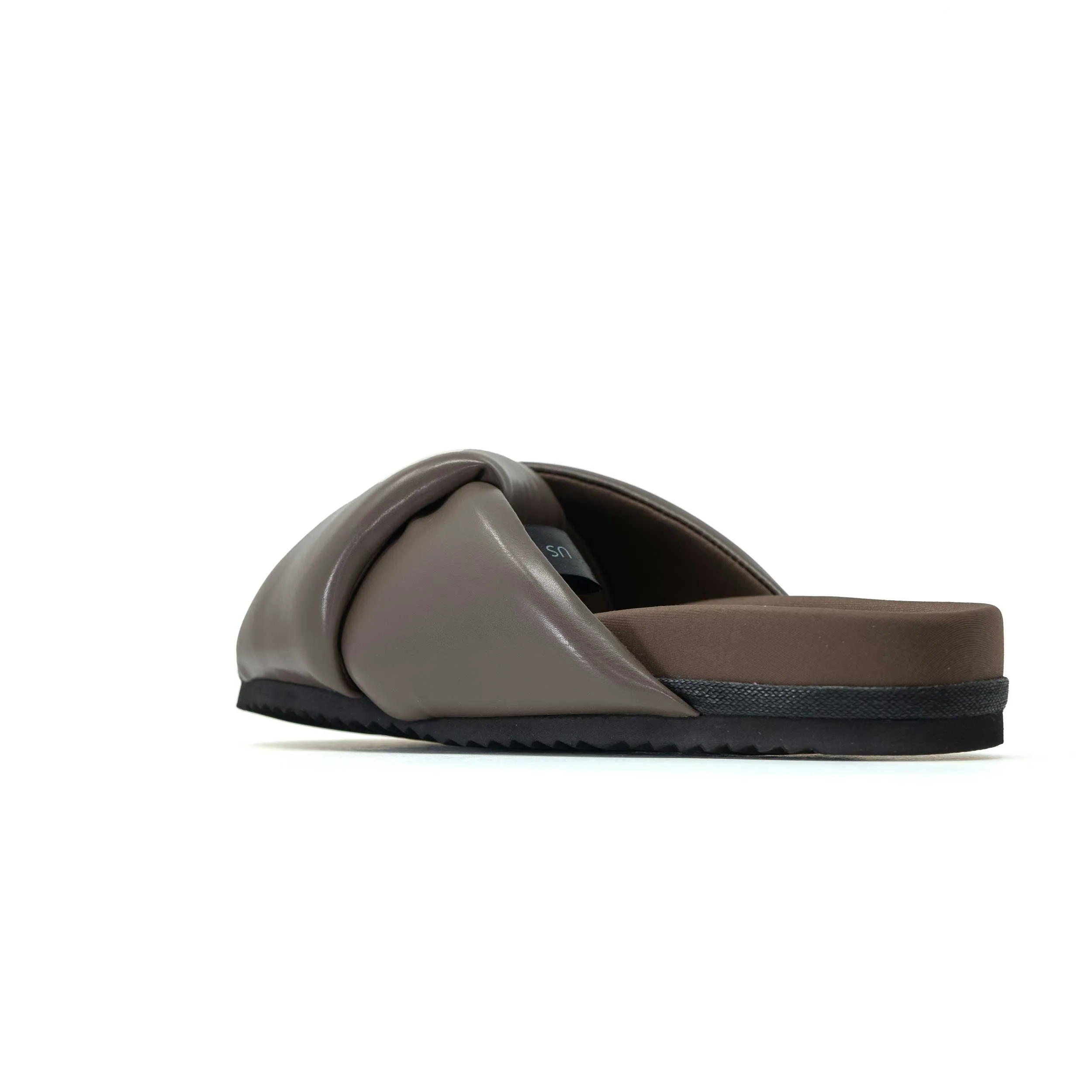 ROAM FOLDY PUFFY TAUPE VEGAN LEATHER