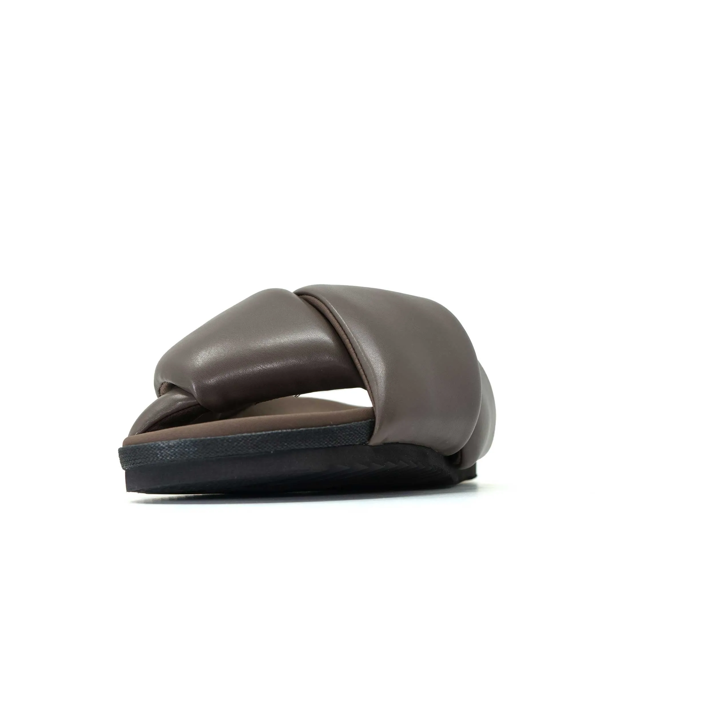 ROAM FOLDY PUFFY TAUPE VEGAN LEATHER