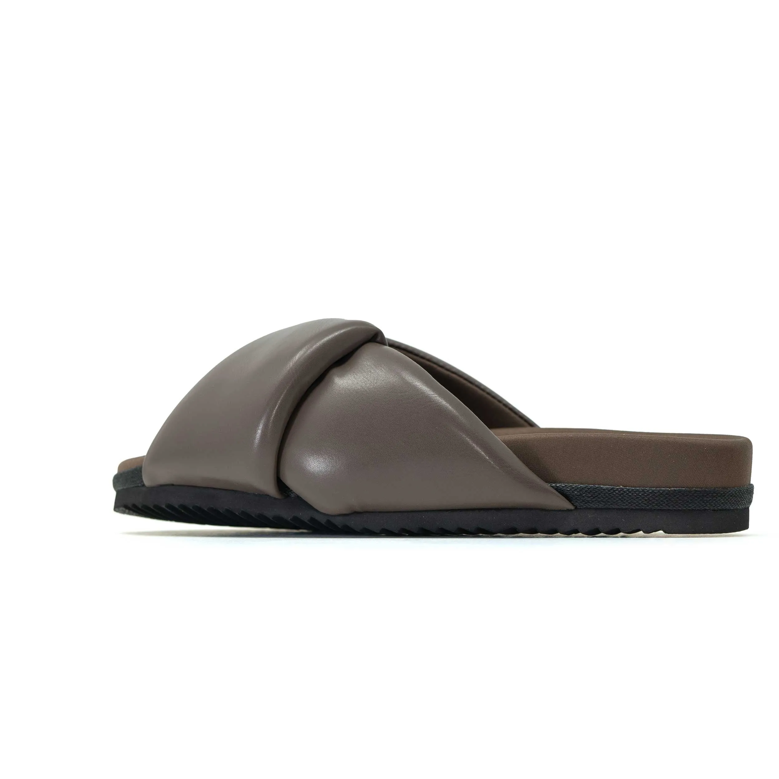ROAM FOLDY PUFFY TAUPE VEGAN LEATHER
