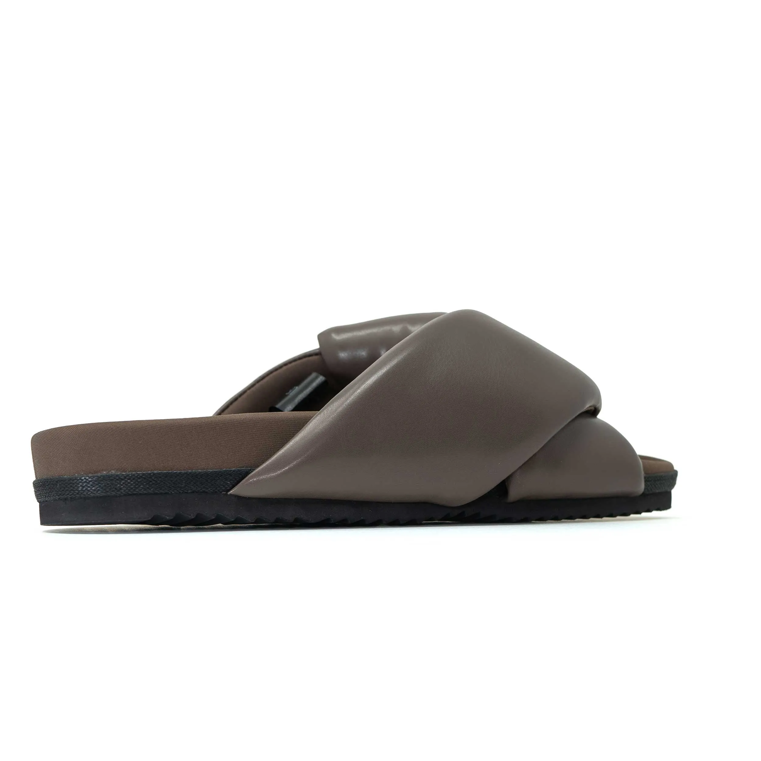 ROAM FOLDY PUFFY TAUPE VEGAN LEATHER