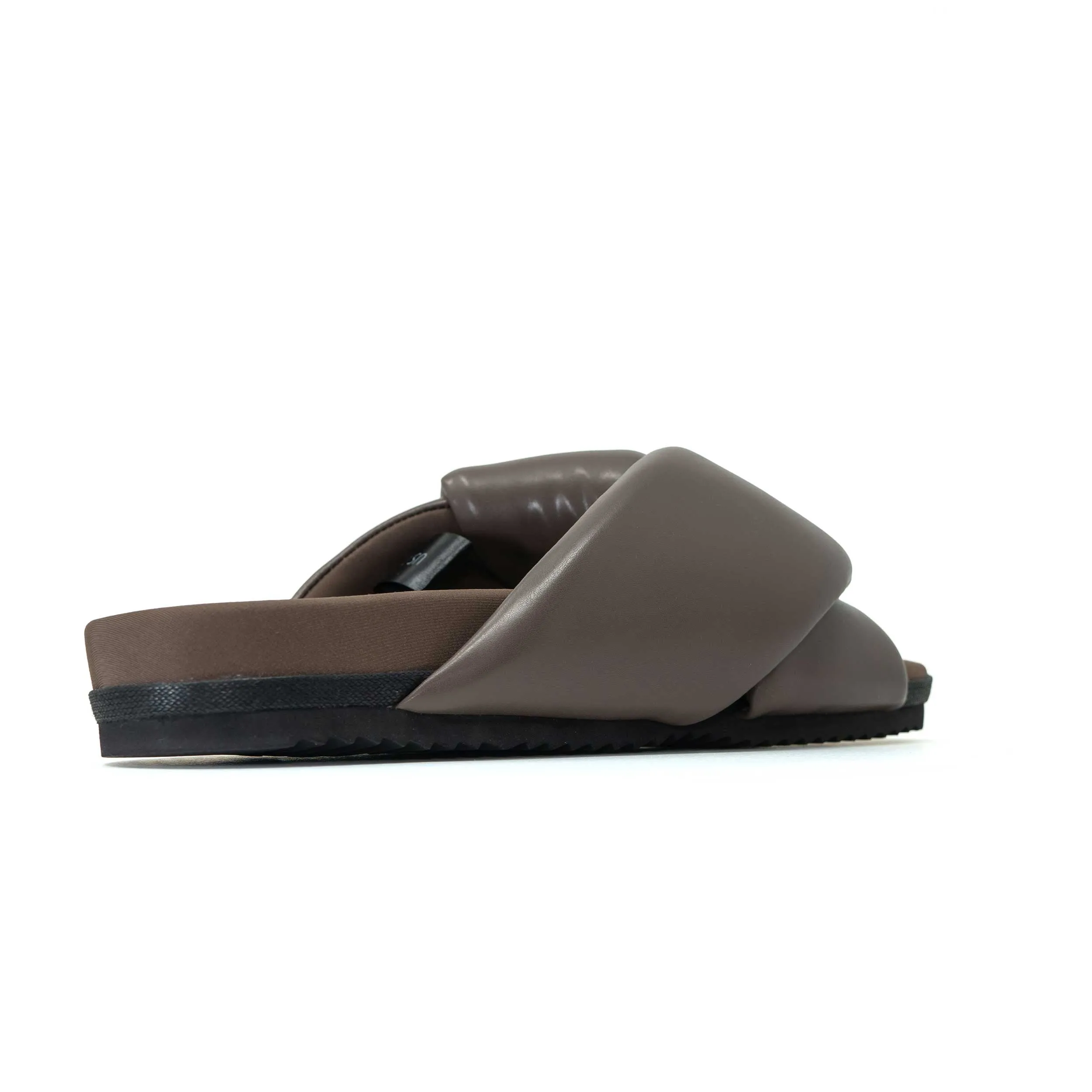 ROAM FOLDY PUFFY TAUPE VEGAN LEATHER