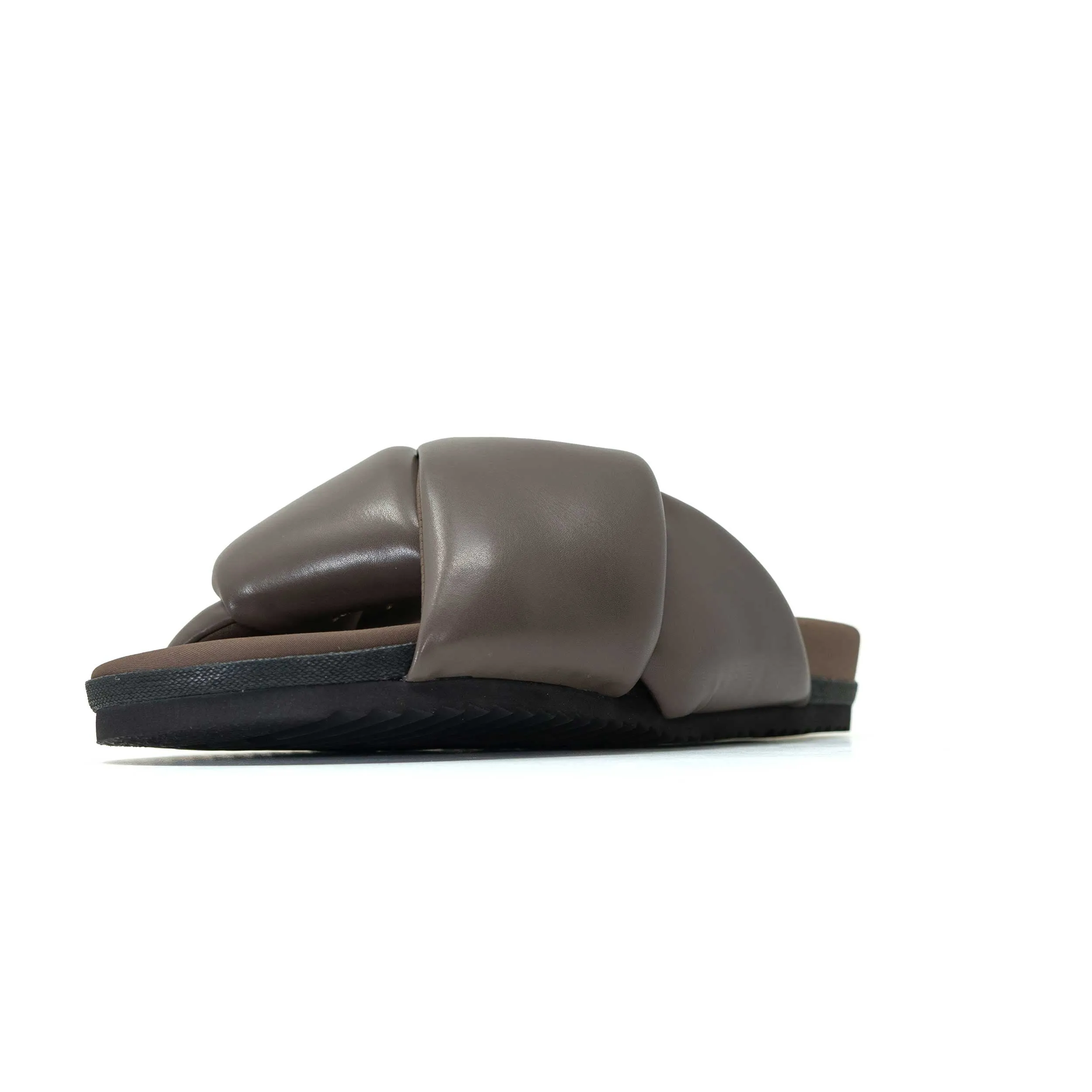 ROAM FOLDY PUFFY TAUPE VEGAN LEATHER
