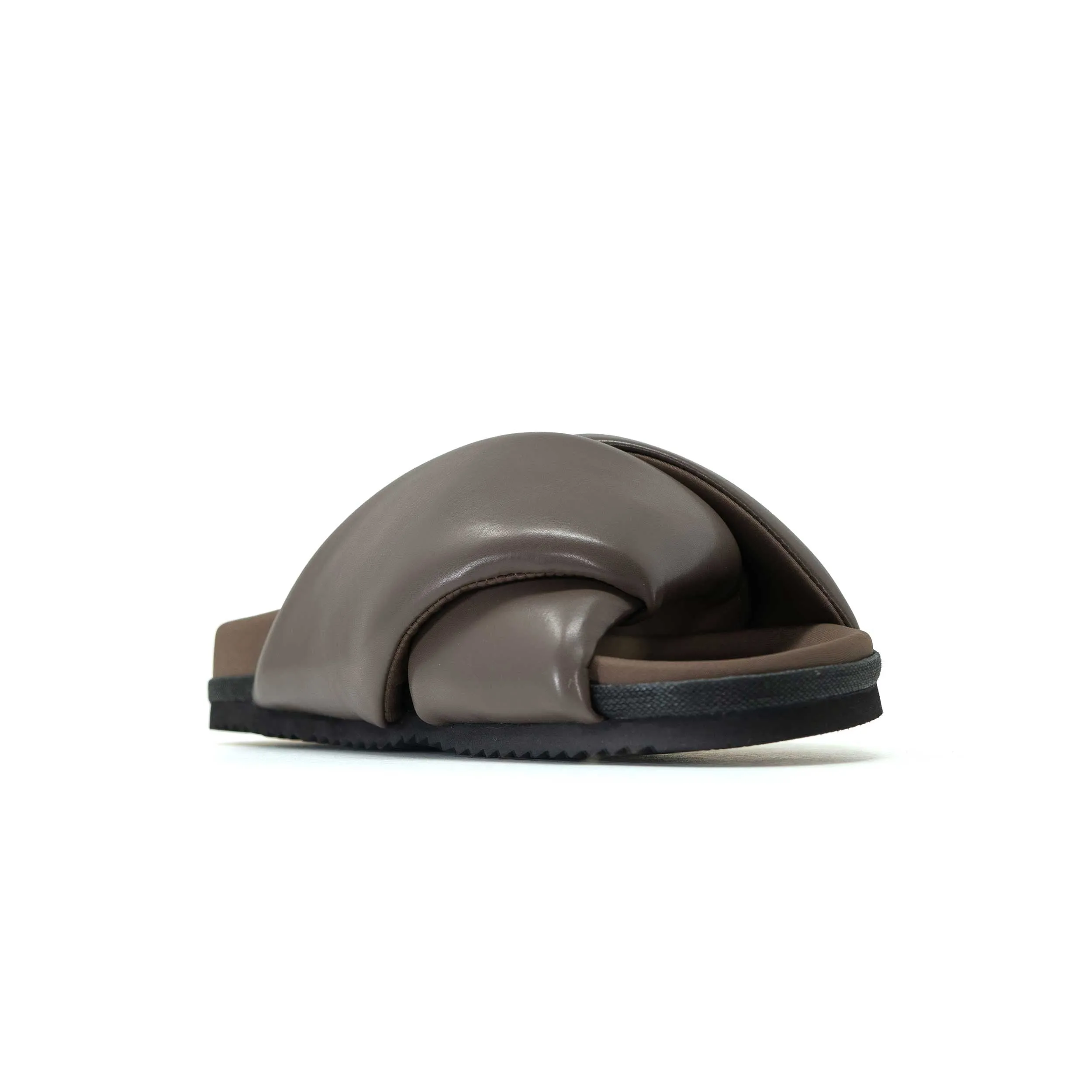 ROAM FOLDY PUFFY TAUPE VEGAN LEATHER