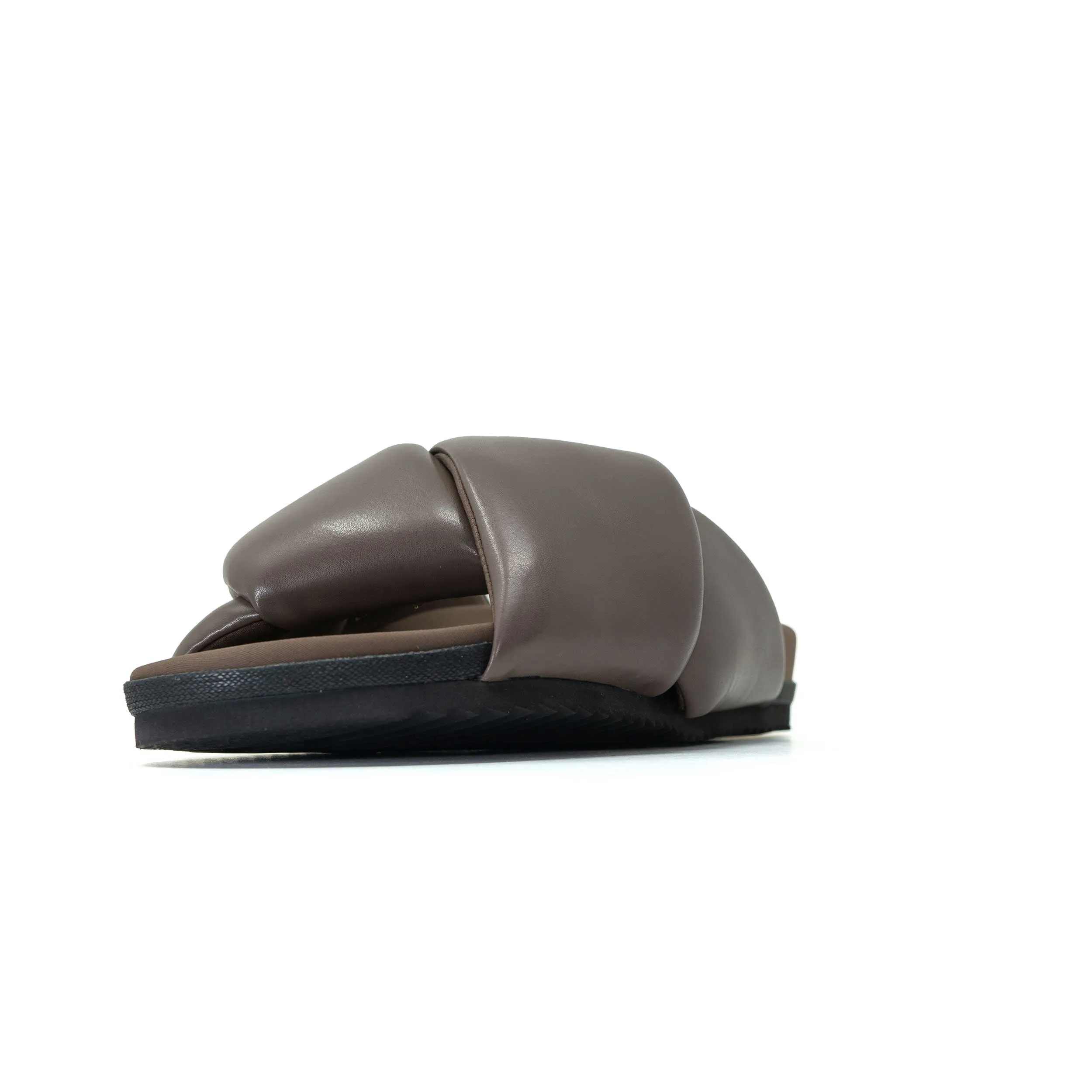 ROAM FOLDY PUFFY TAUPE VEGAN LEATHER
