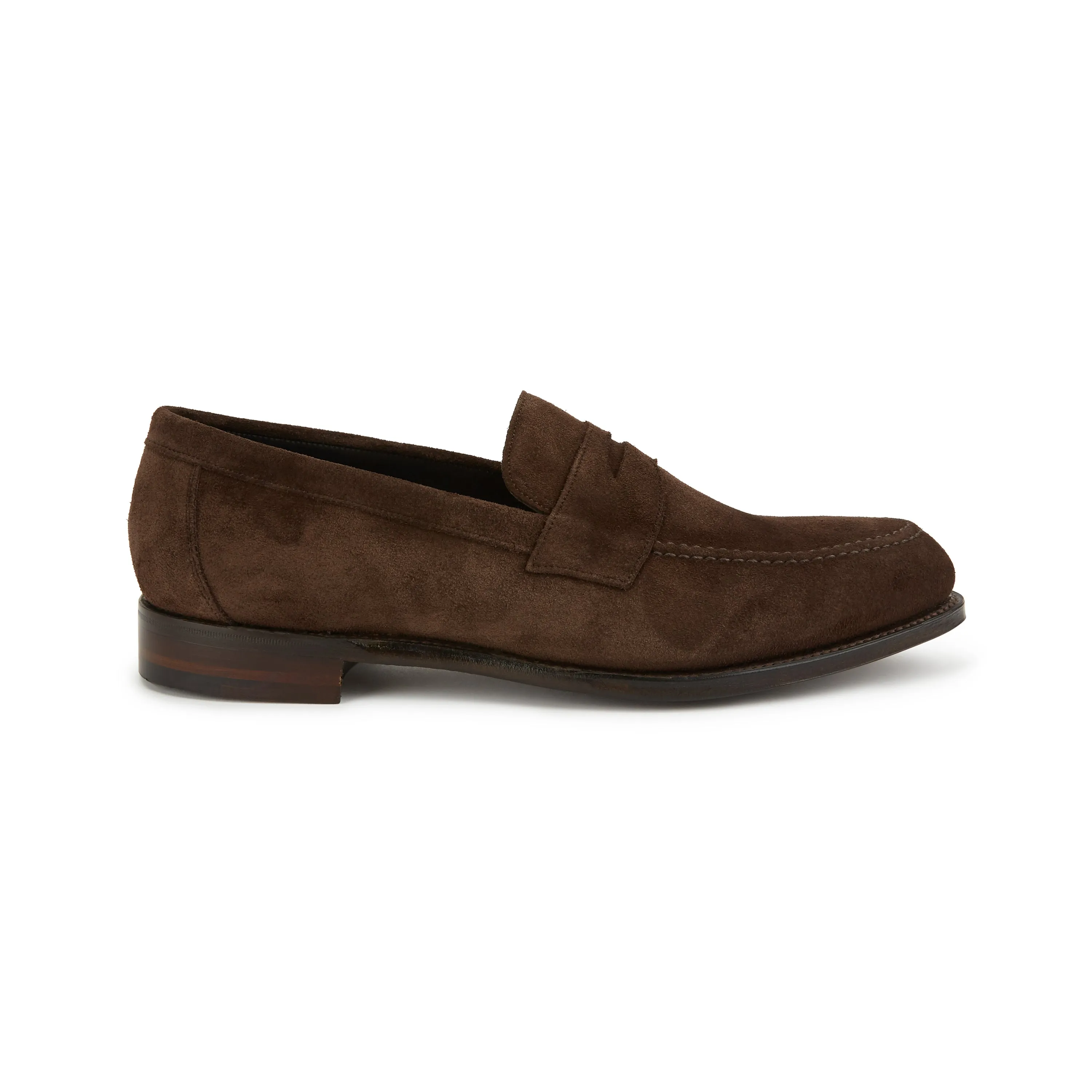 Sandy Brown Suede Penny Suede Loafer