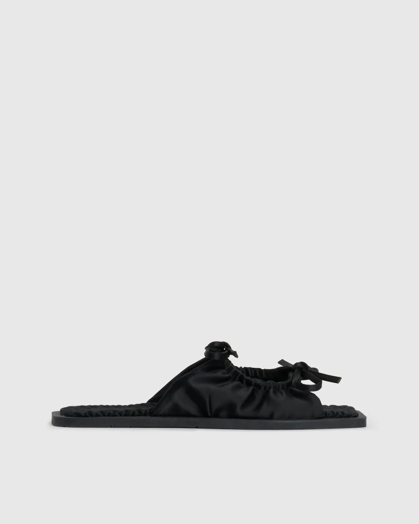 SATIN SLIDES - NOIR